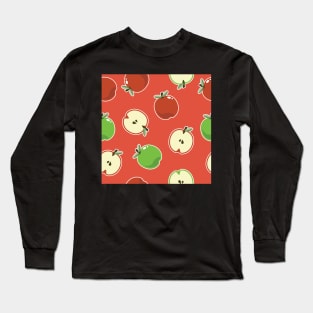 Red and Green Apples Long Sleeve T-Shirt